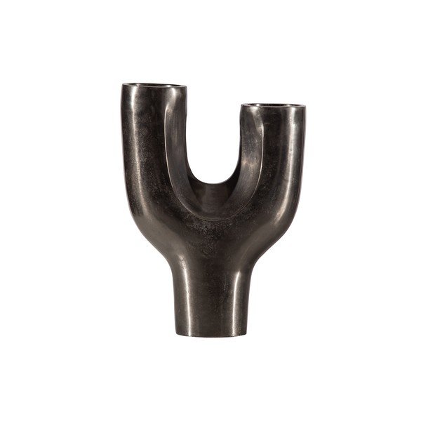 Černý kovový svícen WOOOD Don Y-image-1