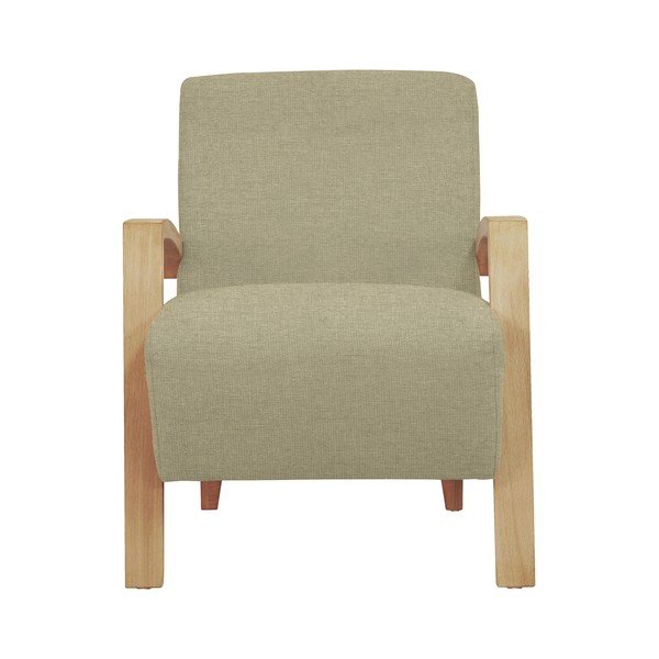 Béžové křeslo se světlými nohami Windsor & Co Sofas Luna-image-2