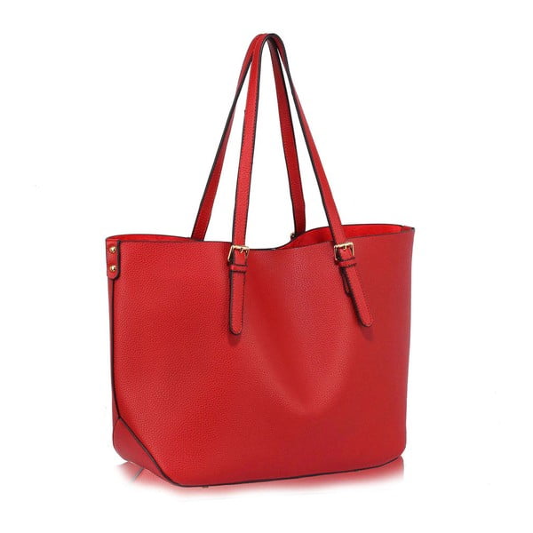 Červená kabelka L&S Bags Camila
