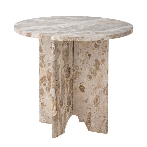 Mramorový kulatý odkládací stolek ø 46 cm Jasmia – Bloomingville-image-3