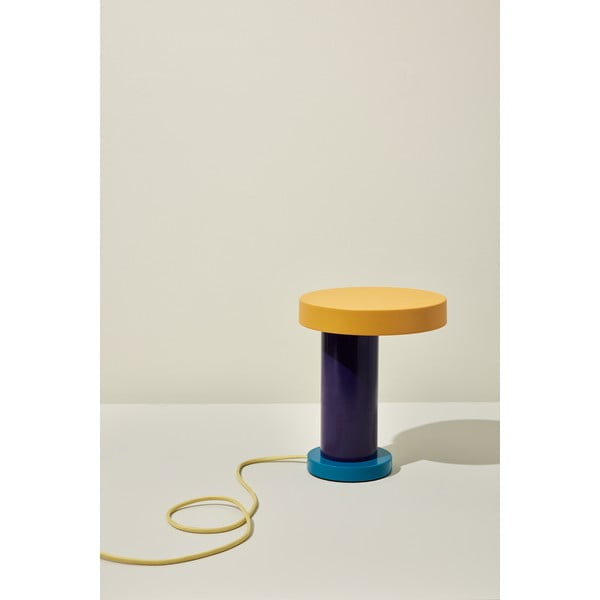 Fialová LED stmívatelná stolní lampa (výška 25 cm) Magic – Hübsch-image-1