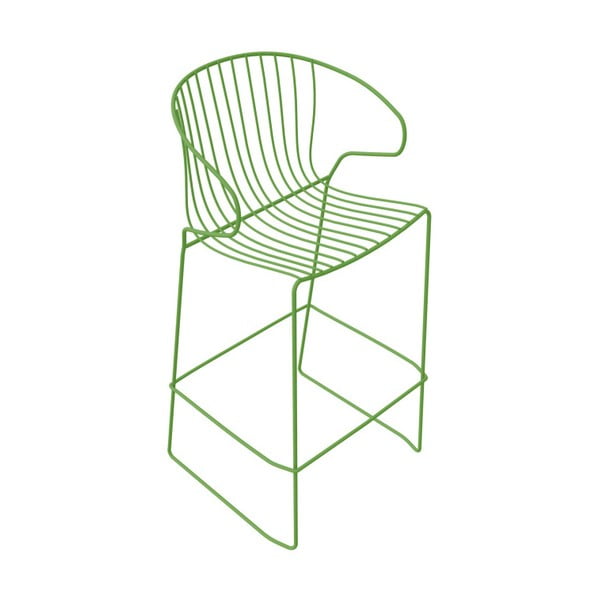 Zelená barová židle Isimar Bolonia