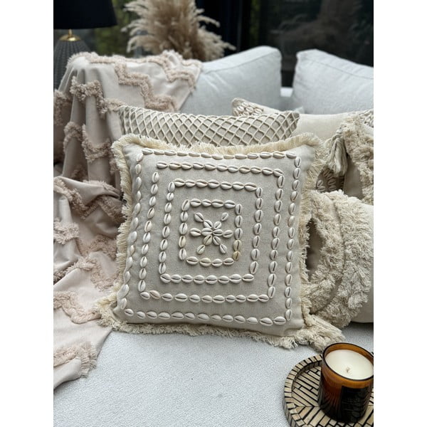 Bavlněný povlak na polštář 43x43 cm Seashells – Mioli Decor-image-2