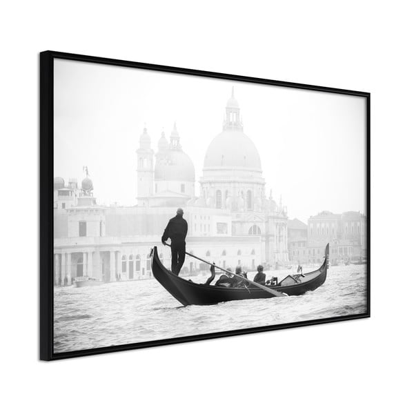 Plakát v rámu Artgeist Symbols of Venice, 90 x 60 cm