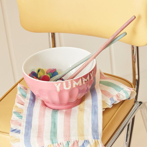 Lněné ubrousky v sadě 4 ks Multi Stripe – Meri Meri-image-2