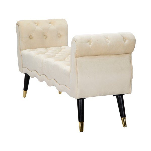 Krémová sametová lavice Paris – Mauro Ferretti-image-4