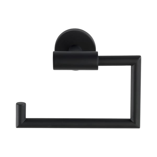 Matně černý nástěnný držák na toaletní papír z nerezové oceli Bosio – Wenko-image-2