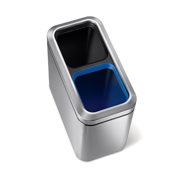 Odpadkový koš na tříděný odpad z nerezové oceli 20 l - simplehuman-image-3