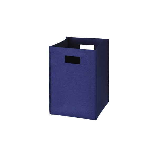 Plstěná krabice 36x25 cm, modrá