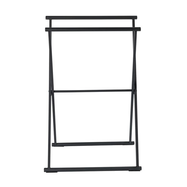 Černý skládací věšák na ručníky Wenko Lava-image-1