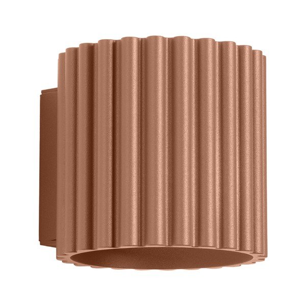 Světle hnědé nástěnné svítidlo ø 10 cm Zora – Sollux