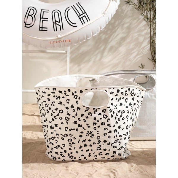 Bílo-černá plážová taška Sunnylife Everything Bag-image-1