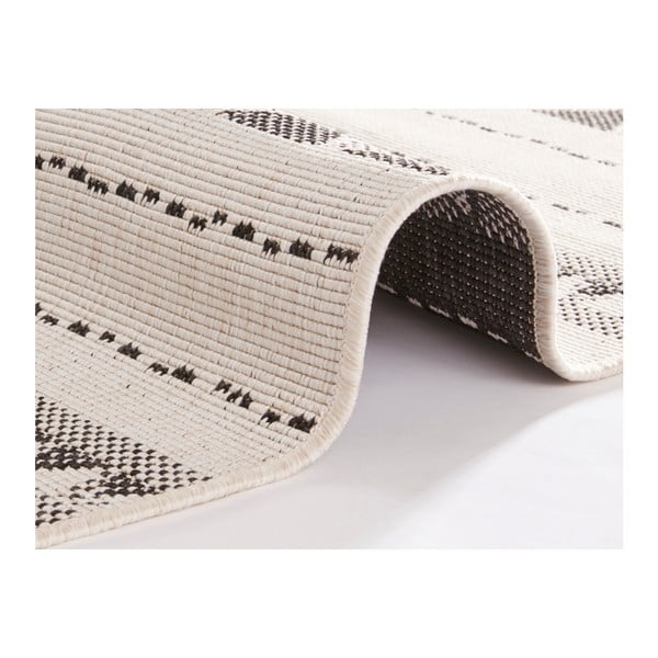 Černo-krémový venkovní koberec NORTHRUGS Bahamas, 160 x 230 cm-image-3