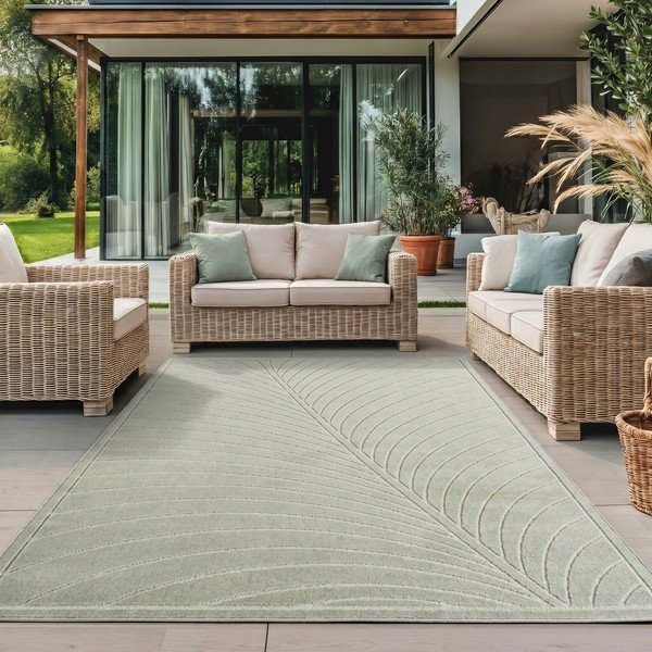 Zelený vnitřní a venkovní koberec 120x170 cm Nova 1204 – Ayyildiz Carpets-image-1