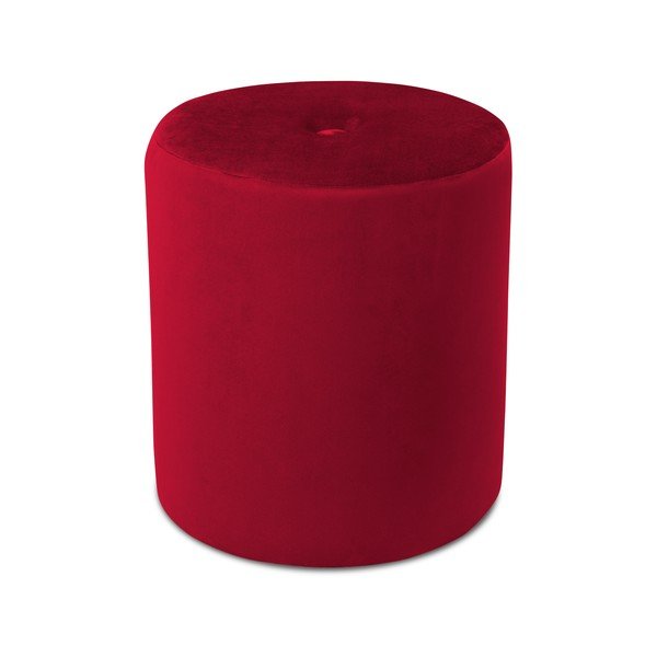 Červený puf Mazzini Sofas Fiore, ⌀ 40 cm-image-2