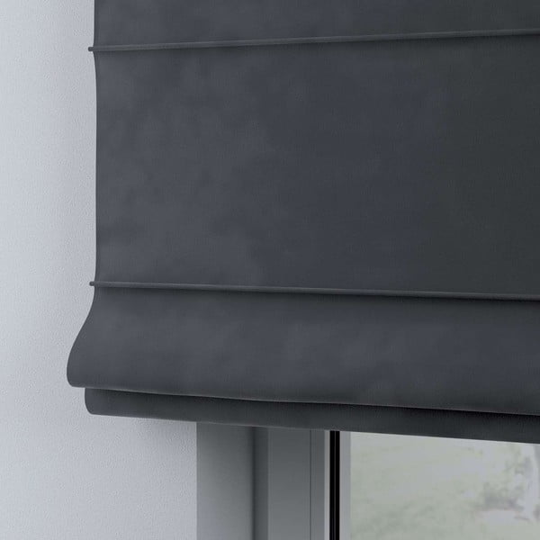 Šedá římská roleta 170x100 cm Posh Velvet - Yellow Tipi-image-4