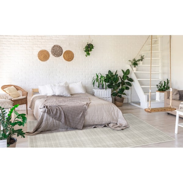 Světle šedý vlněný koberec 160x230 cm Pano – Agnella-image-1