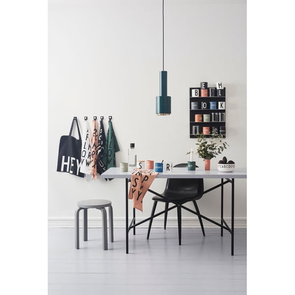 Tmavě šedý porcelánový hrnek 300 ml Work – Design Letters-image-3