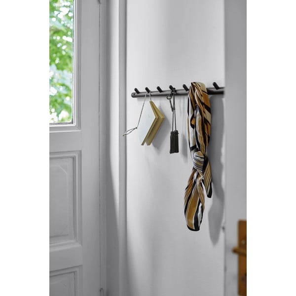 Nástěnný věšák z dubového dřeva v přírodní barvě Milford - Rowico-image-1