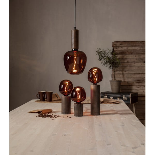 Tmavě hnědé závěsné svítidlo Tub – Star Trading-image-4