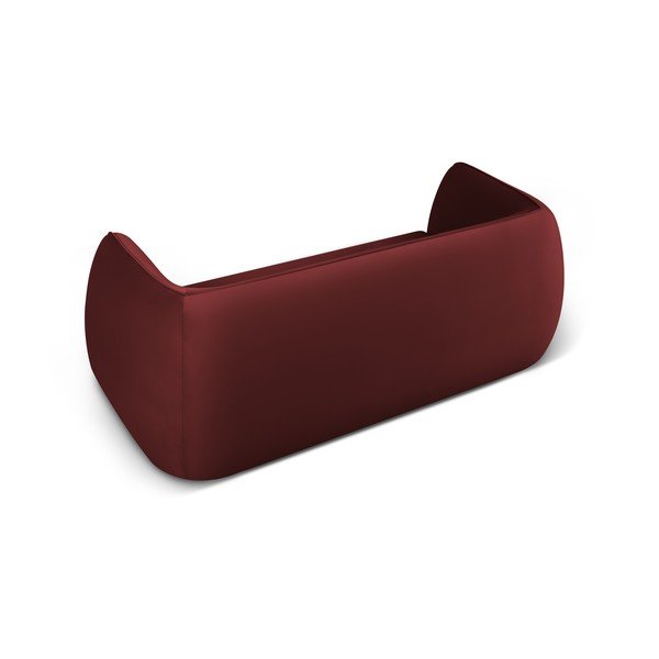 Červená sametová pohovka 190 cm Lando – Micadoni Home-image-3