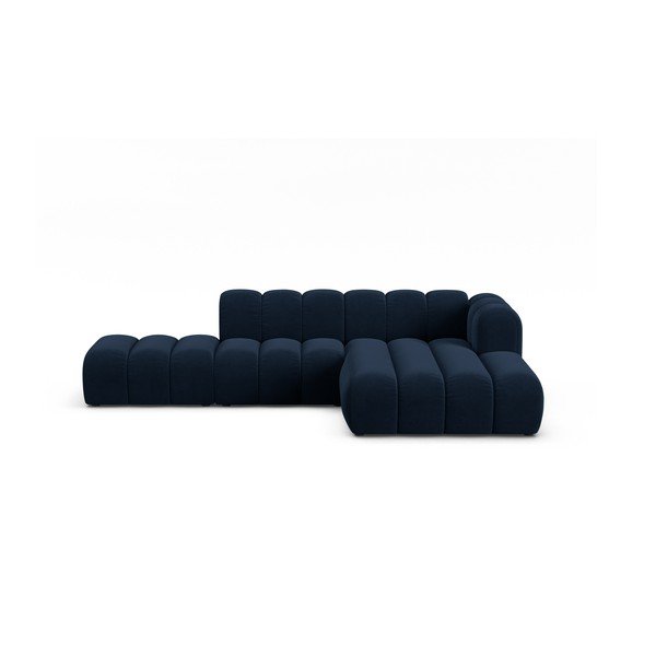 Tmavě modrá rohová pohovka (pravý roh) Lupine – Micadoni Home