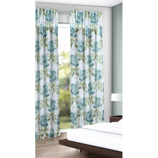 Zeleno-modrý závěs 135x245 cm – Sehlbach-image-1