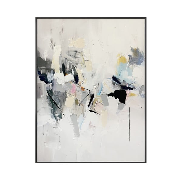 Obraz s ručně malovanými prvky s rámem/na plátně 70x100 cm Cro – Styler