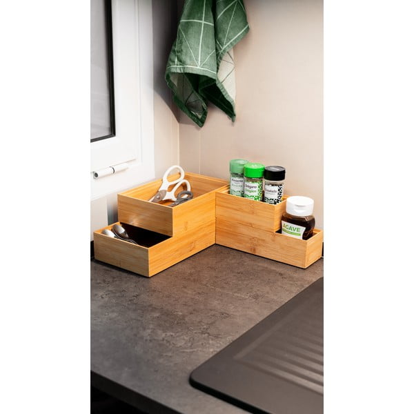 Bambusový box Compactor, 22,5 x 15 x 6,35 cm-image-1