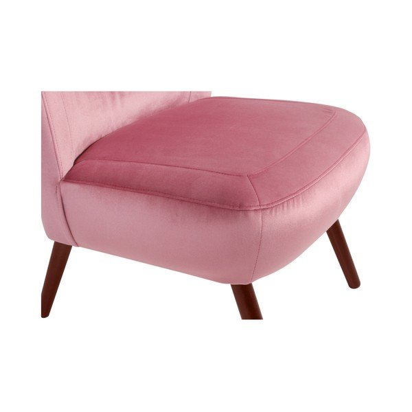 Růžové křeslo Max Winzer Sari Velvet-image-3