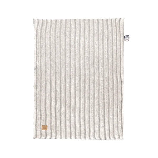 Krémová manšestrová dětská deka 100x77 cm – Meowbaby