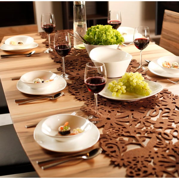 Porcelánová sada talířů a mís, 15dílná-image-2