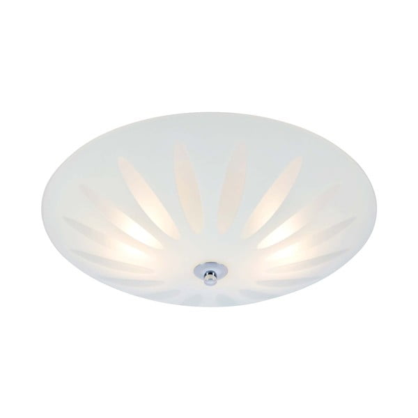 Bílé stropní svítidlo se skleněným stínidlem Petal – Markslöjd