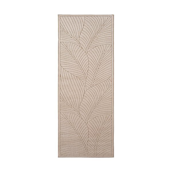 Béžový vnitřní a venkovní běhoun 80x250 cm Nova 1203 – Ayyildiz Carpets