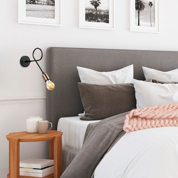 Černé nástěnné svítidlo Viraj – Opviq lights-image-1