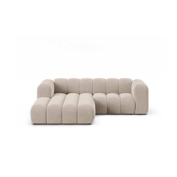 Béžová rohová pohovka (levý roh) Lupine – Micadoni Home