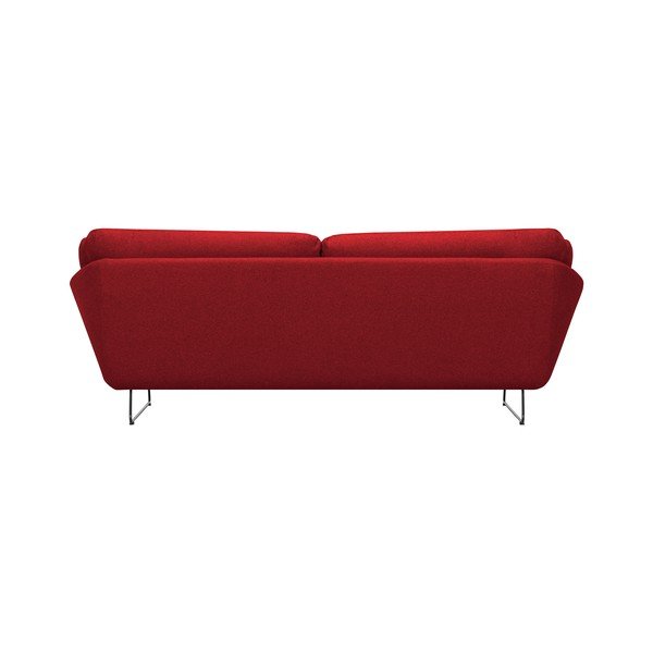 Set červené pohovky a sedacího pufu Windsor & Co Sofas Comet-image-3