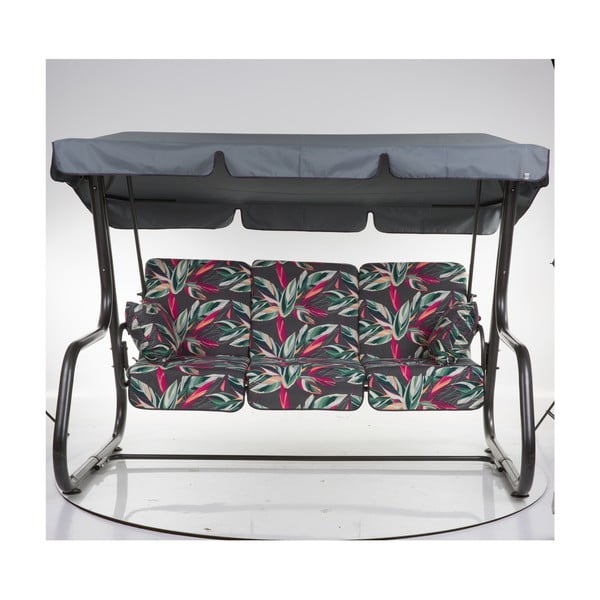 Tmavě šedá kovová zahradní houpačka Rimini – Dajar-image-1