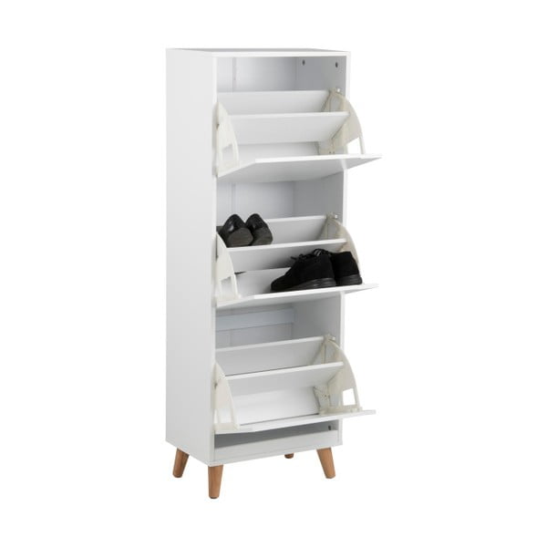 Bílý výklopný botník Mitra - Actona-image-3