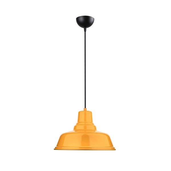 Okrově žluté kovové závěsné svítidlo ø 32 cm Pawn – Squid Lighting