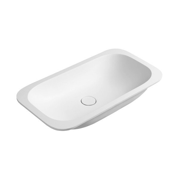 Bílé umyvadlo z umělého kamene 59x35,5 cm Impala – Sapho-image-2