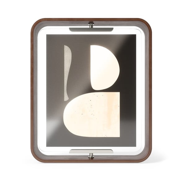 Tmavě hnědý dřevěný stojací rámeček 26x31,5 cm Bellwood – Umbra-image-2