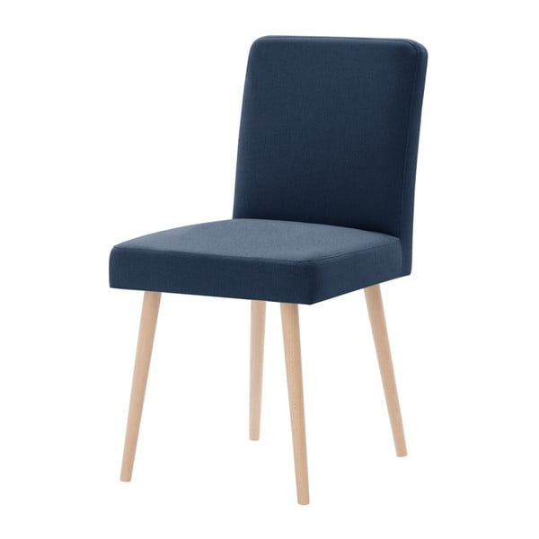 Modrá židle s hnědými nohami Ted Lapidus Maison Fragrance