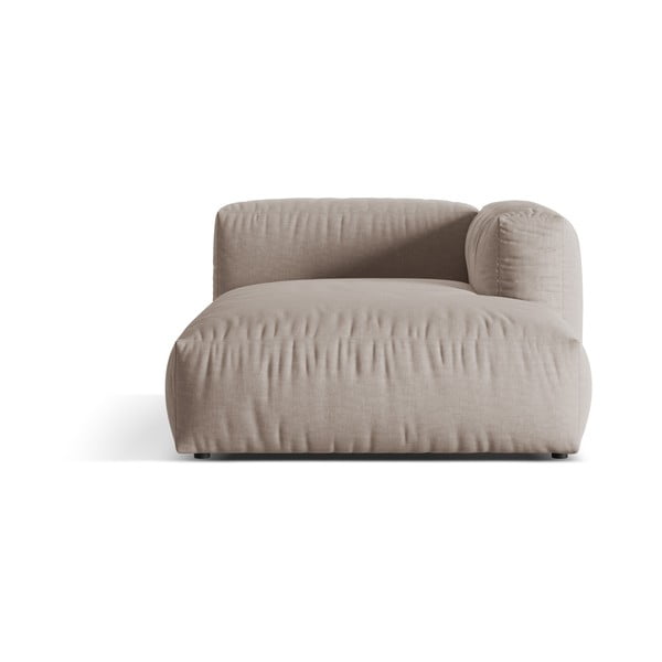 Béžový modul pohovky (pravý roh) Martina – Micadoni Home