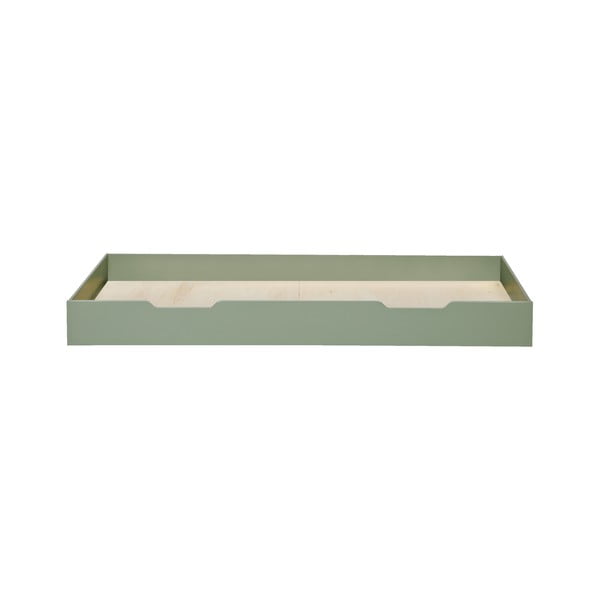 Zelená spodní zásuvka pro postel WOOOD Nikki, 200 x 90 cm