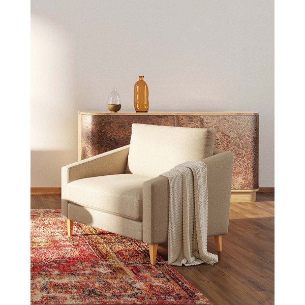 Béžové relaxační křeslo Karoto – Ame Yens-image-1