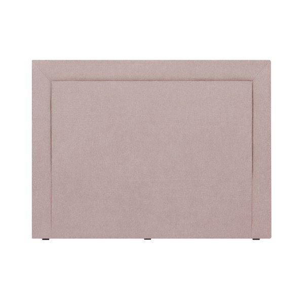 Světle růžové čelo postele Mazzini Sofas Ancona, 180 x 120 cm