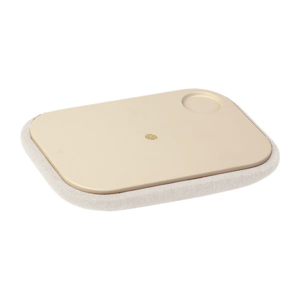 Stolička v bílo-přírodní barvě Paff Low – UMAGE-image-2