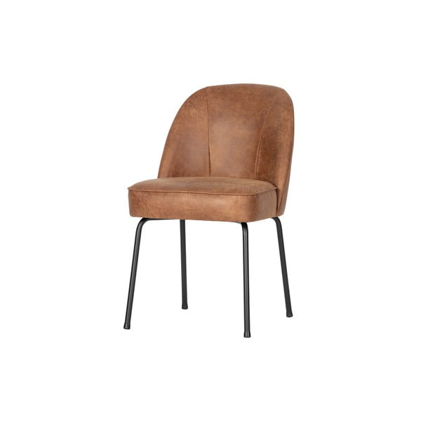 Koňakově hnědé kožené jídelní židle v sadě 2 ks Vogue – WOOOD-image-3