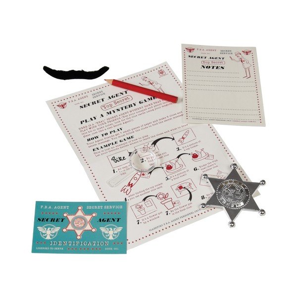 Špionský set s odznakem Rex London Secret Agent-image-2